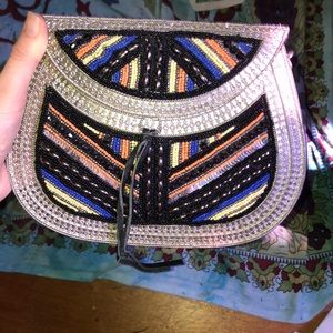 NWT beaded Sam Edelman purse
